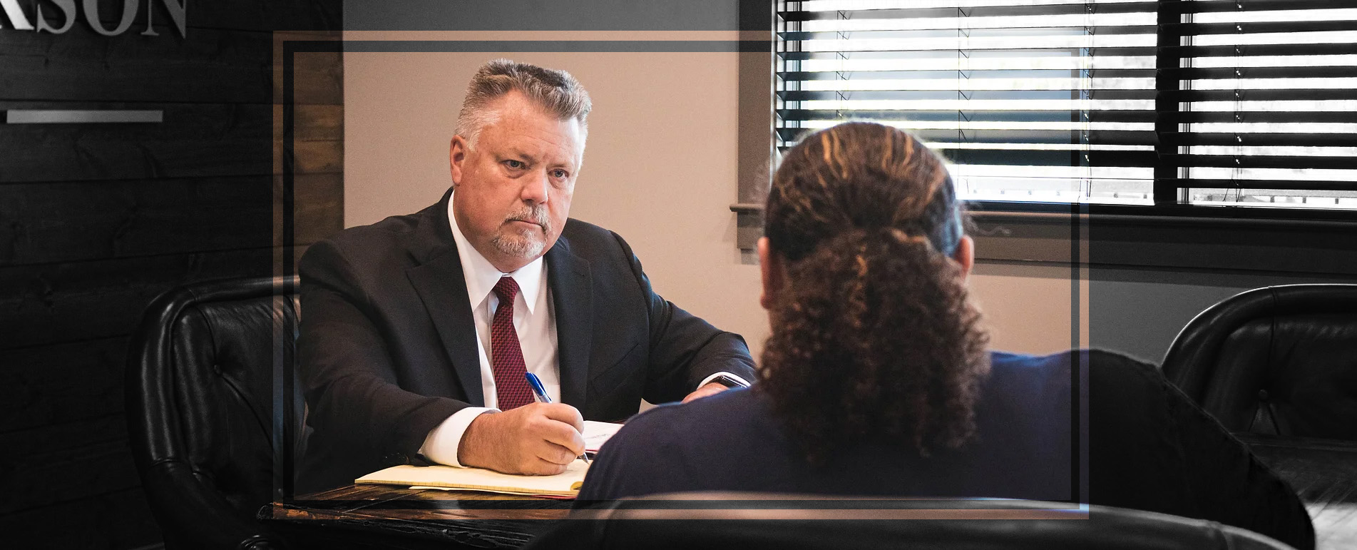 Robin McCarty with Client